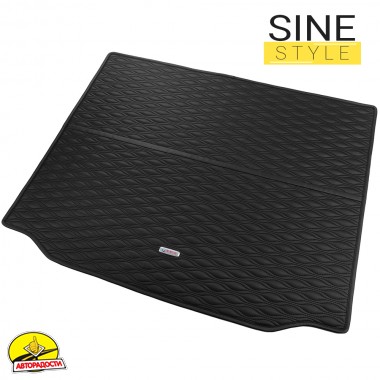 Килимок в багажник для Toyota Celica T230 '99-06, екошкіра, Wave Style, чорний (Inliner)