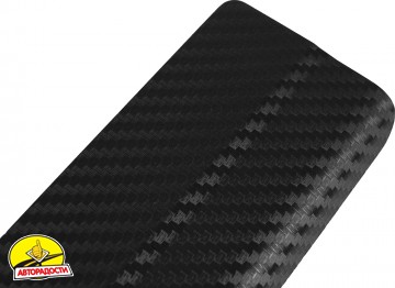 Накладки на пороги карбон для Ford Focus III '11- (Premium + k)