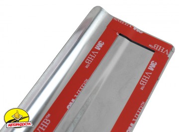 Накладки на пороги карбон для Ford Focus III '11- (Premium + k)