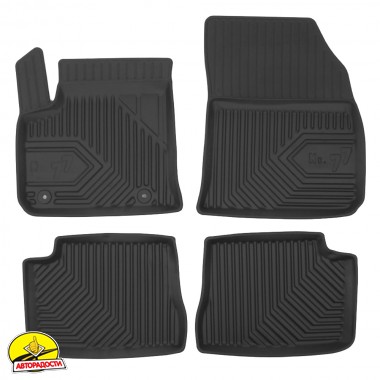Килимки в салон для Peugeot e-208 '19- (electric), гумові №77 (Frogum)