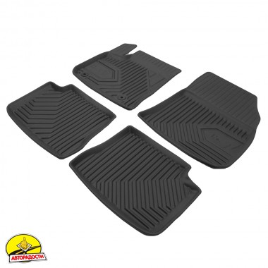 Килимки в салон для Peugeot e-208 '19- (electric), гумові №77 (Frogum)
