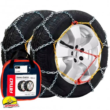 Ланцюги протиковзання KN-60, 12 мм, для коліс R13, R14, R15, R16 (AMiO)