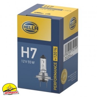 ����������� �������� Hella Plus 120% H7 (PX26d) 12V (1 ��.) 8GH 223 498-031