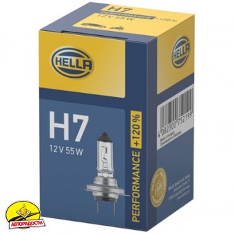 ����������� �������� Hella Plus 120% H7 (PX26d) 12V (1 ��.) 8GH 223 498-031