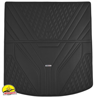 Килимок в багажник для Audi A5 (F5) '17-, спортбек/купе, Wave Style з екошкіри, чорний (Inliner)