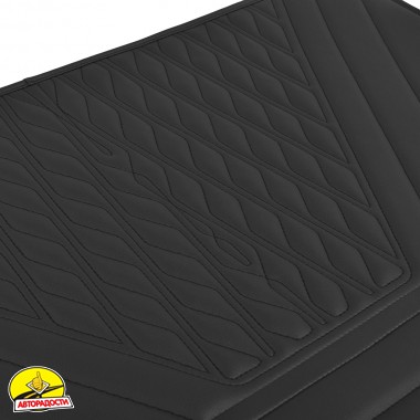 Килимок в багажник для Audi A5 (F5) '17-, спортбек/купе, Wave Style з екошкіри, чорний (Inliner)