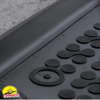 Килимки в салон для Peugeot 208 '19- (ДВЗ), гумові, чорні (Rezaw-Plast)