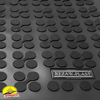 Килимки в салон для Peugeot 208 '19- (ДВЗ), гумові, чорні (Rezaw-Plast)