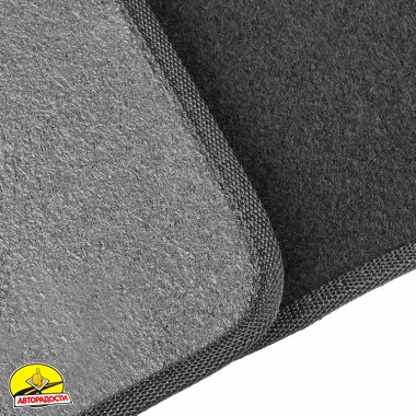 Килимки в салон Ford F-150 '20-, SuperCab, текстильні, сірі (Стандарт)