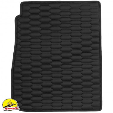 Килимки на спинки сидінь для Porsche Cayenne '17-, SOTA Design, з екошкіри, чорні  (Inliner)