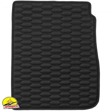 Килимки на спинки сидінь для Porsche Cayenne '17-, SOTA Design, з екошкіри, чорні  (Inliner)