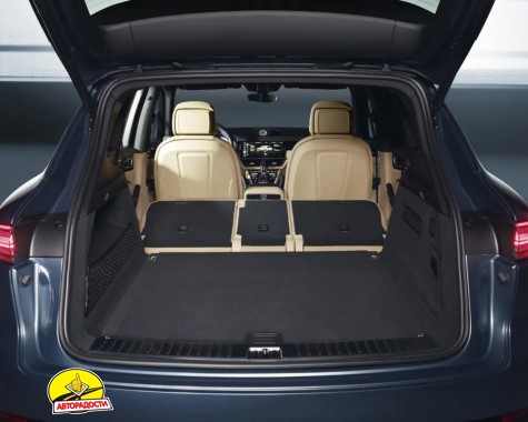 Килимки на спинки сидінь для Porsche Cayenne '17-, SOTA Design, з екошкіри, чорні  (Inliner)