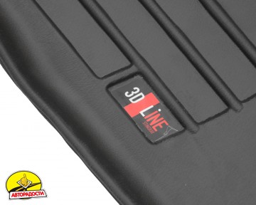 Килимки в салон передні 3D Peugeot 208 '19- (ДВЗ), гумові (Stingray)