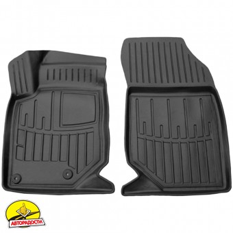 Килимки в салон передні 3D Peugeot 208 '19- (ДВЗ), гумові (Stingray)