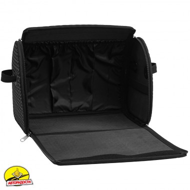 Органайзер в багажник EVA L, малюнок "Крапля", чорний (Kinetic)