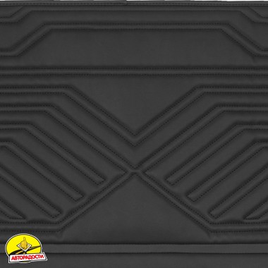 Килимок в багажник Mazda CX-50 '22- , екошкіра, Geometric Design, чорний (Inliner)