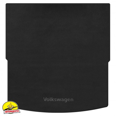 Килимок в багажник Volkswagen Tayron '25- (5 місць) текстильний, чорний (Преміум)