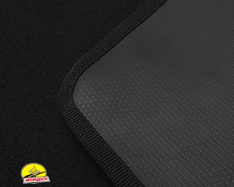 Килимок в багажник Volkswagen Tayron '25- (5 місць) текстильний, чорний (Optimal)