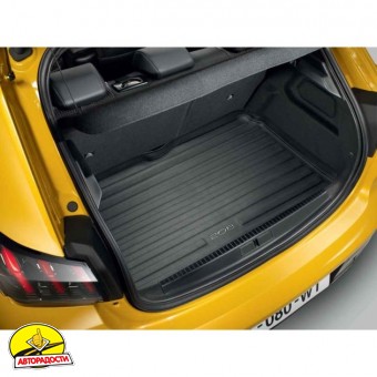 Килимок багажника Peugeot 208 '19-, текстильний, чорний, ОЕМ 1665240080 (Peugeot/Citroen)