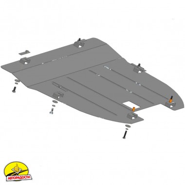 Захист двигуна та КПП для Ford Edge '18- USA, 2.0 / 2.0D, АКПП (Avtoprystriy)