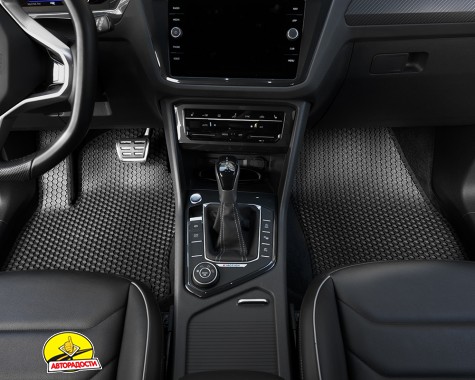 Гумові килими Audi Q5 (8R) '08-17 (з лентяйкою) чорні (NeoGum)