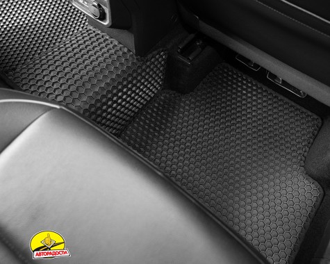 Гумові килими Audi Q5 (8R) '08-17 (з лентяйкою) чорні (NeoGum)