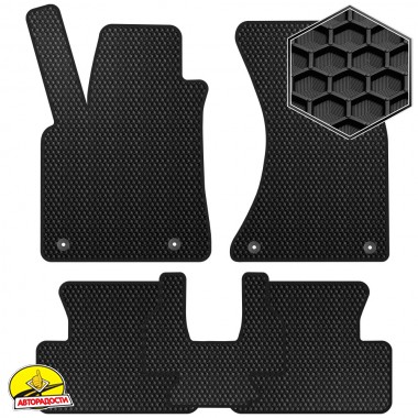 Гумові килими Audi Q5 (8R) '08-17 (з лентяйкою) чорні (NeoGum)