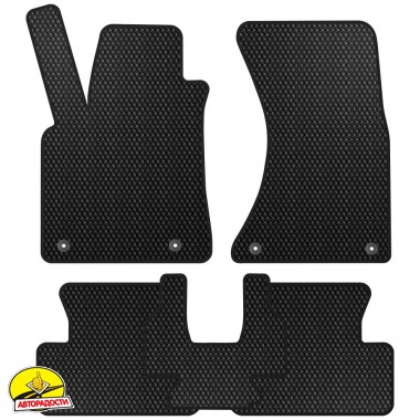 Гумові килими Audi Q5 (8R) '08-17 (з лентяйкою) чорні (NeoGum)