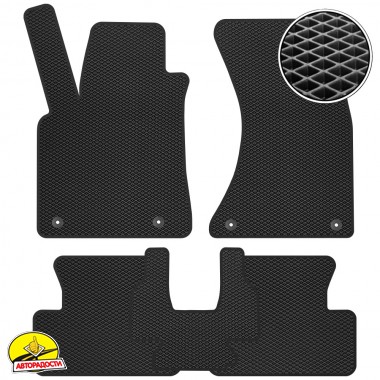 Килимки в салон Audi Q5 (8R) '08-17 EVA, чорні (Kinetic)