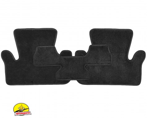 Килимки в салон Audi Q5 (8R) '08-17 (з лентяйкою) текстильні, чорні (Optimal)