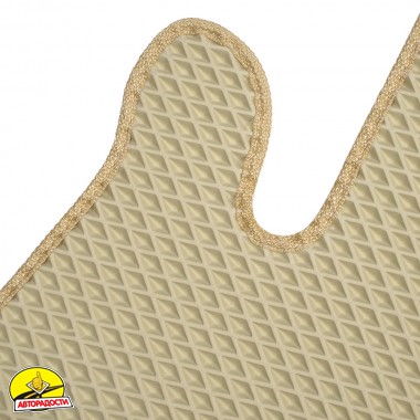 Килимки в салон Audi Q5 (8R) '08-17 (з лентяйкою) EVA бежеві (Kinetic)
