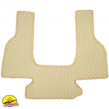 Килимки в салон Audi Q5 (8R) '08-17 (з лентяйкою) EVA бежеві (Kinetic)