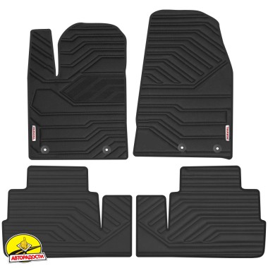Коврики в салон Haval H7 '26- из экокожи, черные (Inliner) купить в ...