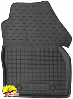 Килимки в салон для Ford Focus III '11-18 гумові, чорні (AVTO-Gumm)