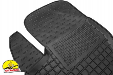 Килимки в салон для Ford Focus III '11-18 гумові, чорні (AVTO-Gumm)