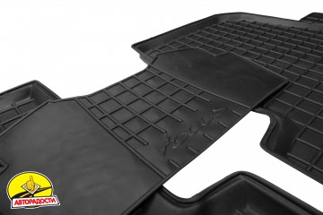 Килимки в салон для Ford Focus III '11-18 гумові, чорні (AVTO-Gumm)