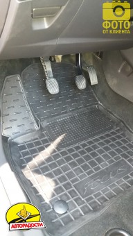 Килимки в салон для Ford Focus III '11-18 гумові, чорні (AVTO-Gumm)