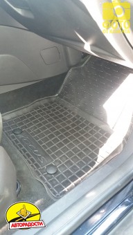 Килимки в салон для Ford Focus III '11-18 гумові, чорні (AVTO-Gumm)