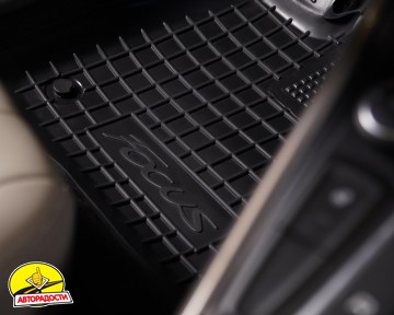 Килимки в салон для Ford Focus III '11-18 гумові, чорні (AVTO-Gumm)