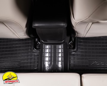 Килимки в салон для Ford Focus III '11-18 гумові, чорні (AVTO-Gumm)