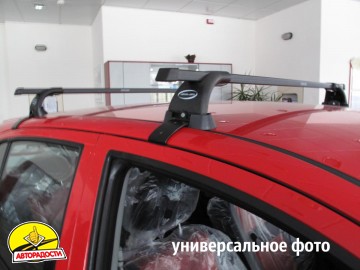 Багажник на дах для Skoda Rapid Spaceback '13-, наскрізний (Десна-Авто)
