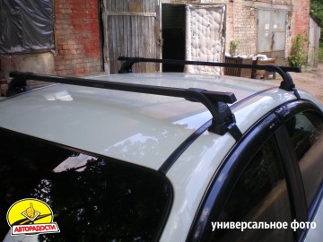 Багажник на дах для Skoda Rapid Spaceback '13-, наскрізний (Десна-Авто)