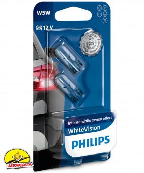 Лампа автомобильная w5w 12v