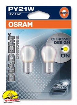 ����������� �������� Osram Diadem Chrome PY21W 21 W 12 V (��������: 2 ��.)